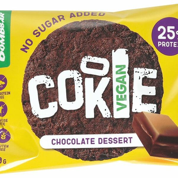 Печенье Bombbar Веган со вкусом шоколадного десерта, 40г