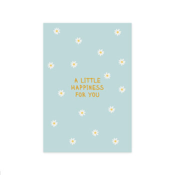 Открытка Paperie Ромашки blue, Россия