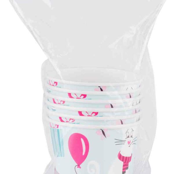 Стаканы бумажные Патибум Кошки, 6 шт.