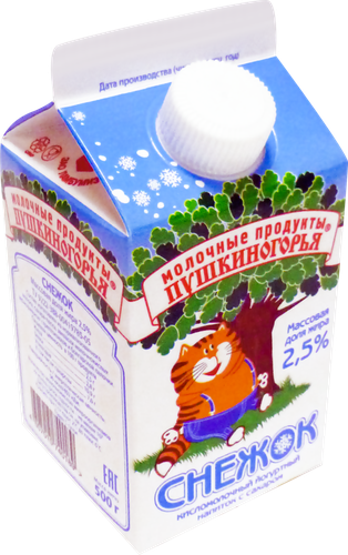 

Снежок МОЛОЧНЫЕ ПРОДУКТЫ ПУШКИНОГОРЬЯ 2,5%, без змж, 500г