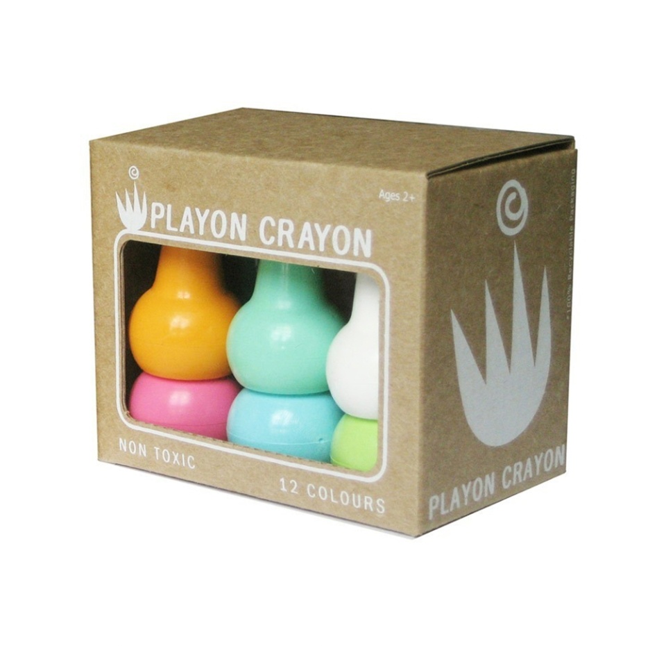 

Набор восковых карандашей Pastel set пастельные цвета, Playon Crayon, КНДР