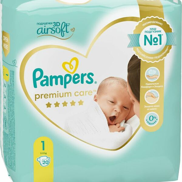 Подгузники Pampers Premium care