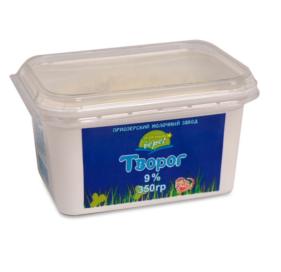 

Творог Зеленый берег 9% 350 г