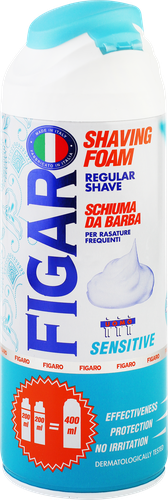 

Пена для бритья Figaro для чувствительной кожи 400 мл
