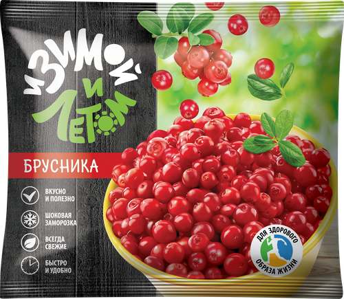 

Брусника замороженная И Зимой и Летом 300 г