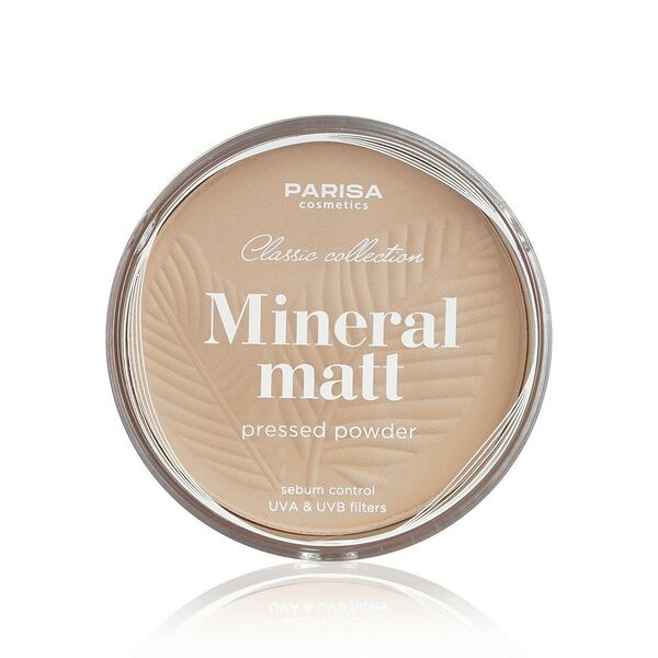 Пудра для лица Parisa Cosmetics Mineral Matt 01, Светло-бежевый