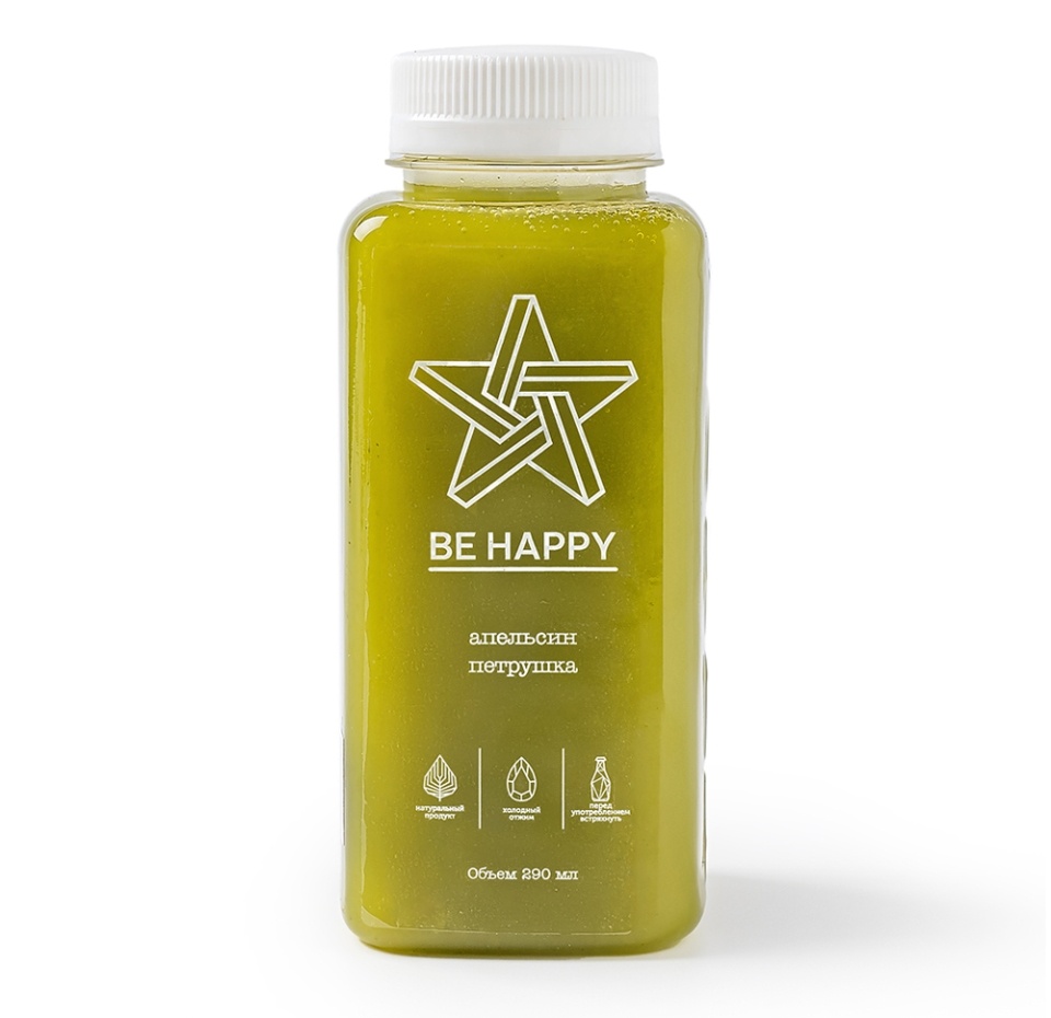 

Сок SimplyGreen холодного отжима с апельсином и петрушкой Be happy 290 мл