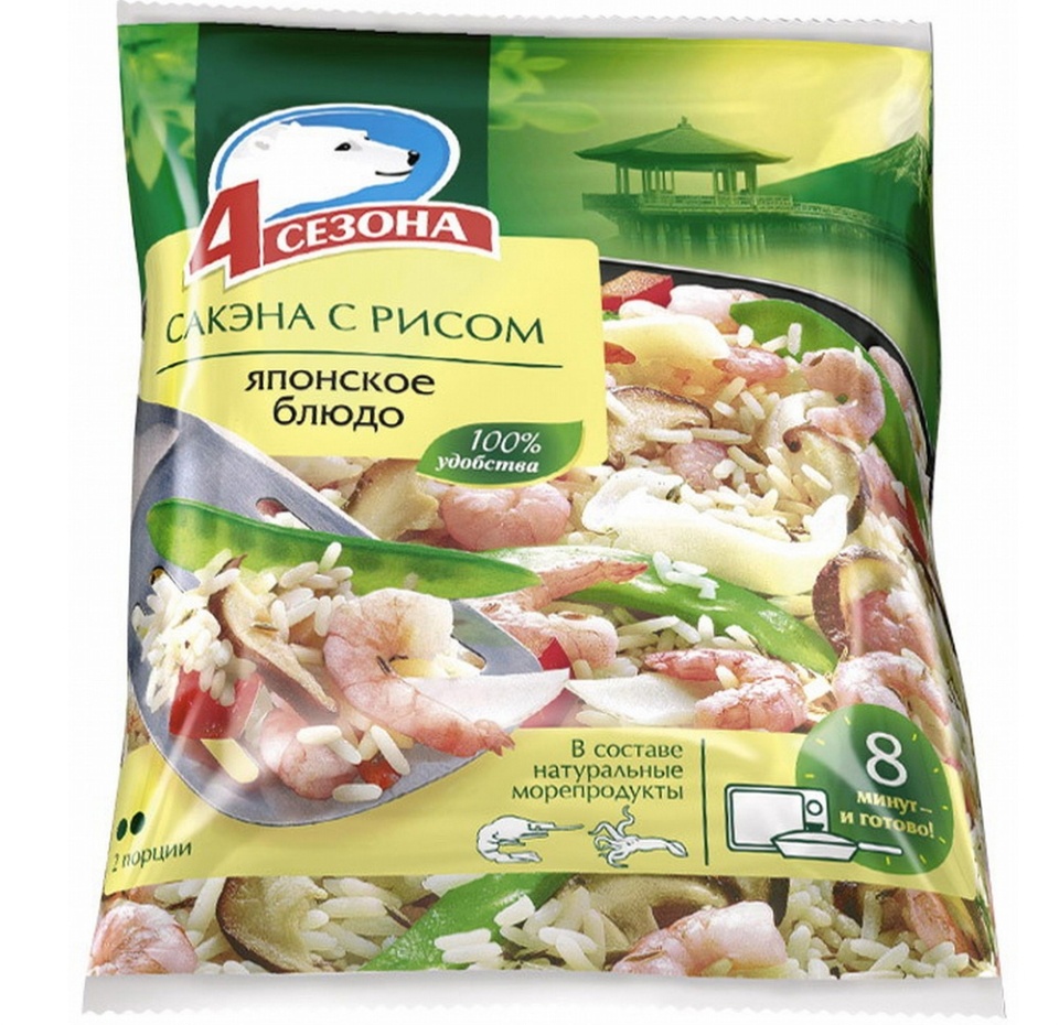 

Сакэна 4 Сезона с рисом, 600 г