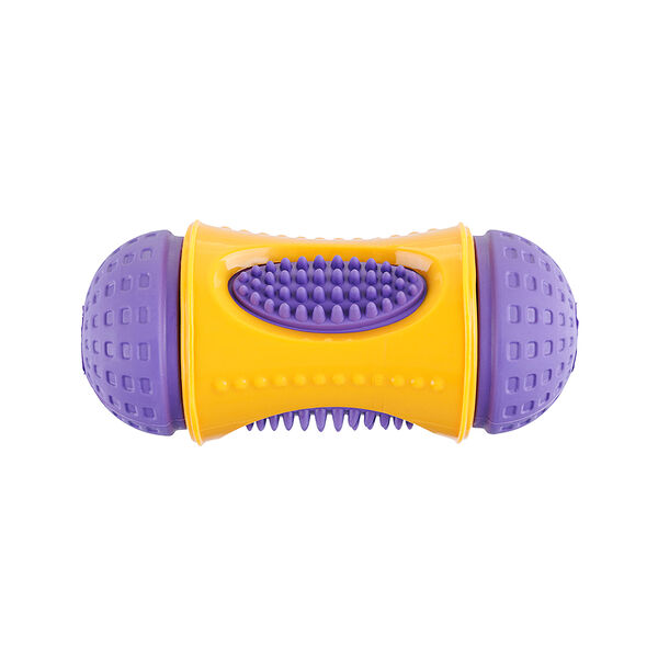 HOMEPET silver series игрушка для собак цилиндр фигурный с отверстиями для лакомств Фиолетовый