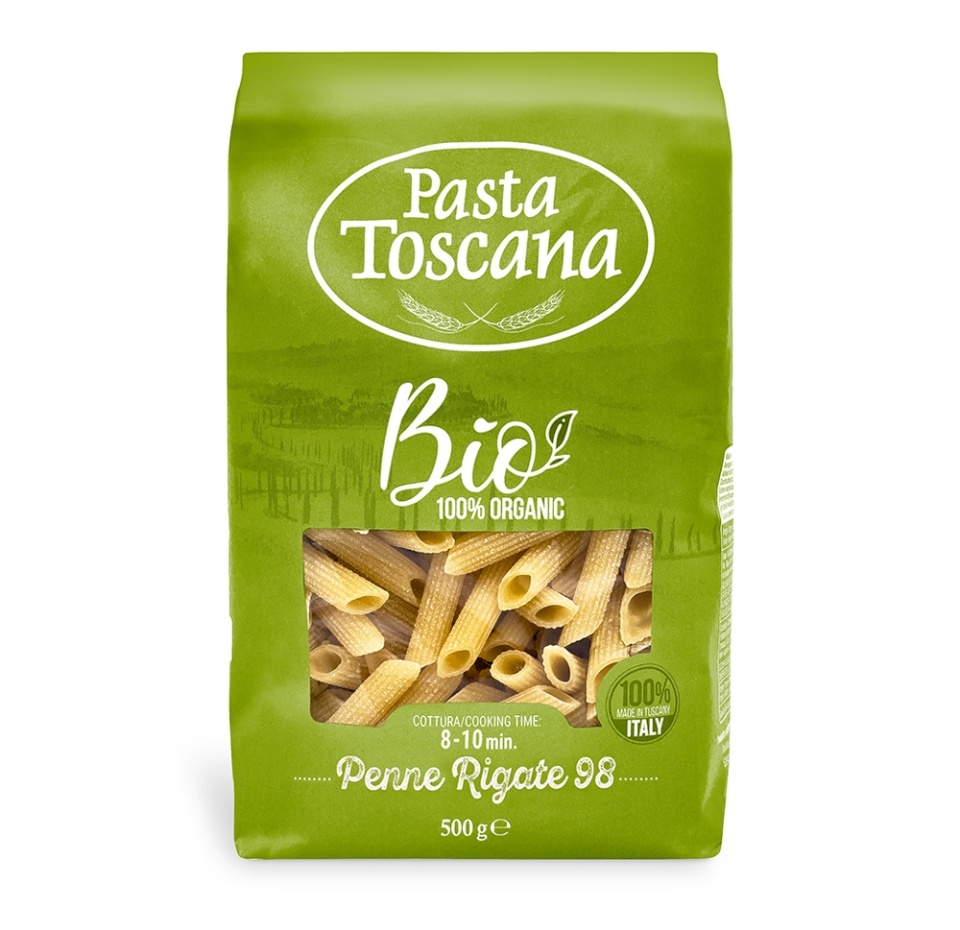 

Макаронные изделия Pasta Toscana БИО Пенне ригате Pastificio Fabianelli S.p.a 500 г