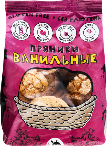 

Пряники безглютеновые Чудесница ванильные