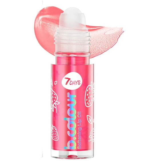 Масло для губ 7 Days B.Colour смягчающее 02 Sweet Strawberry