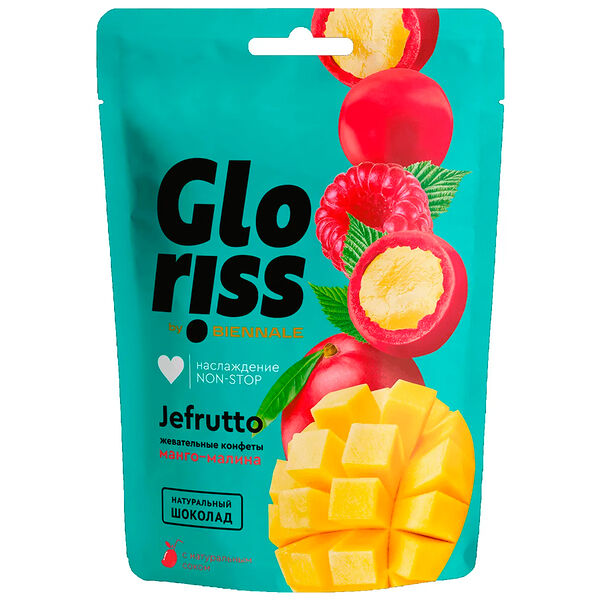 Конфеты жевательные Gloriss манго/малина