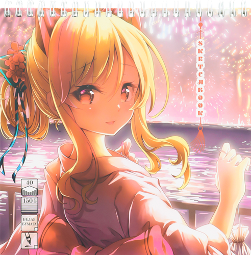 

Скетчбук Prof-press 40 листов, на гребне, 19х19см, в ассортименте