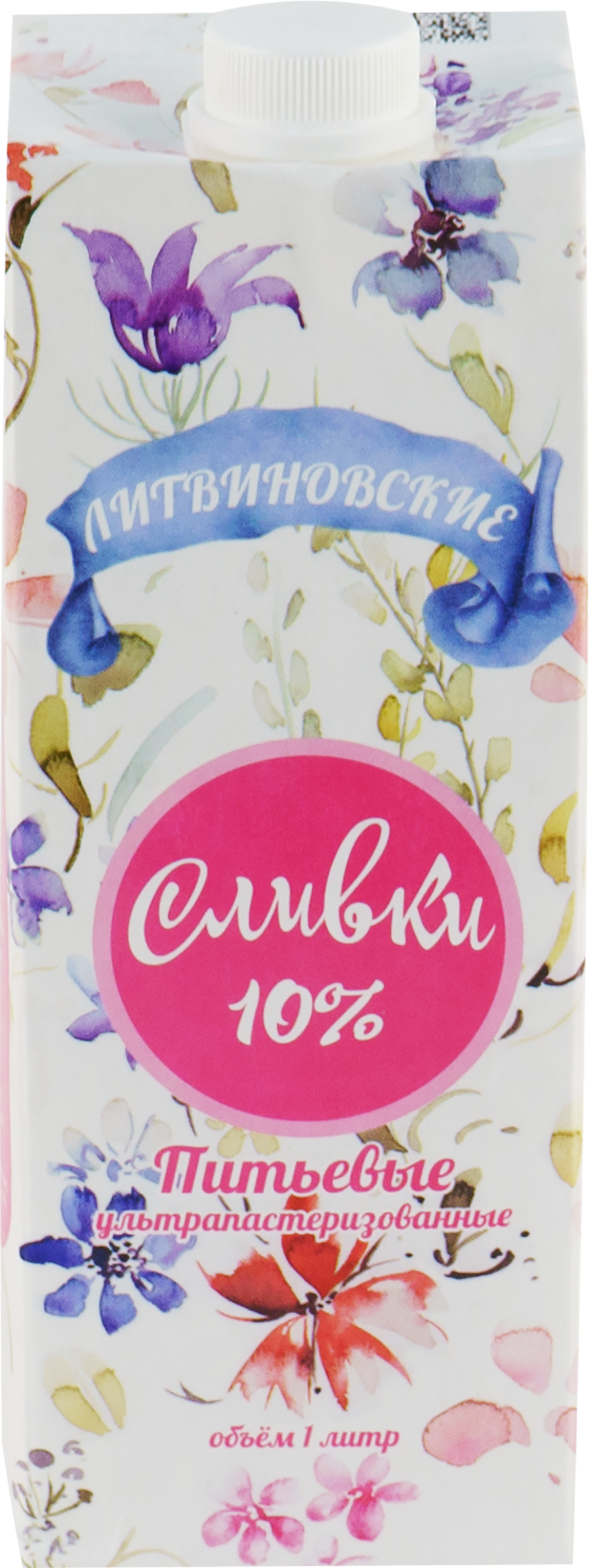 

Сливки ультрапастеризованные Литвиновские 10% без змж 1 л
