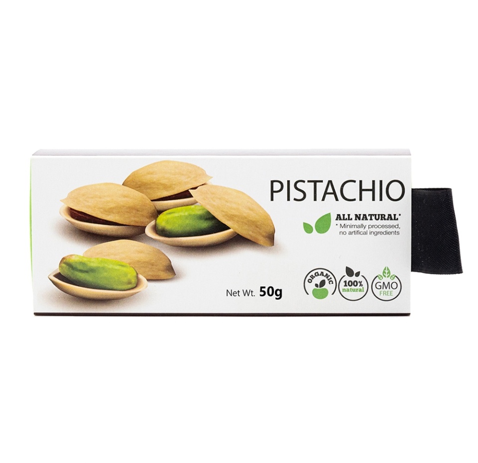 

Орехи Ecostoria фисташки жареные соленые 50г Россия