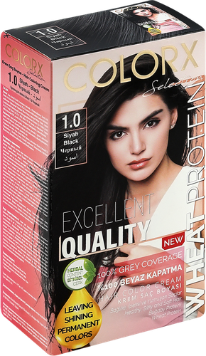 

Краска для волос COLORX 1.0 Черный, 115мл