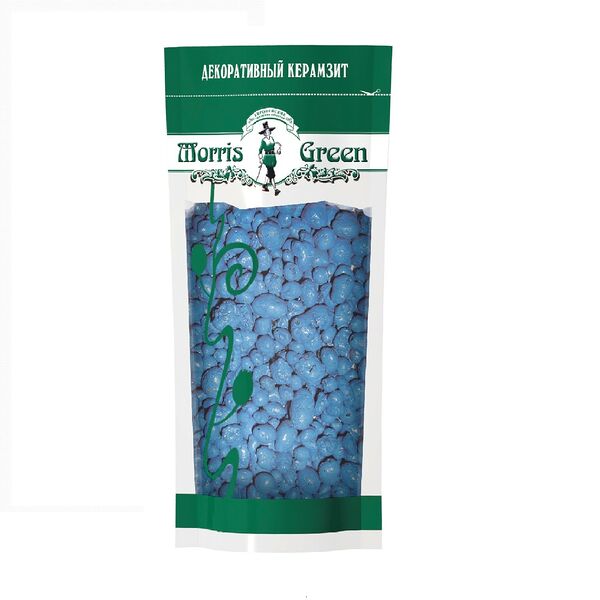 Керамзит декоративный MORRIS GREEN, цветной, 0,5л