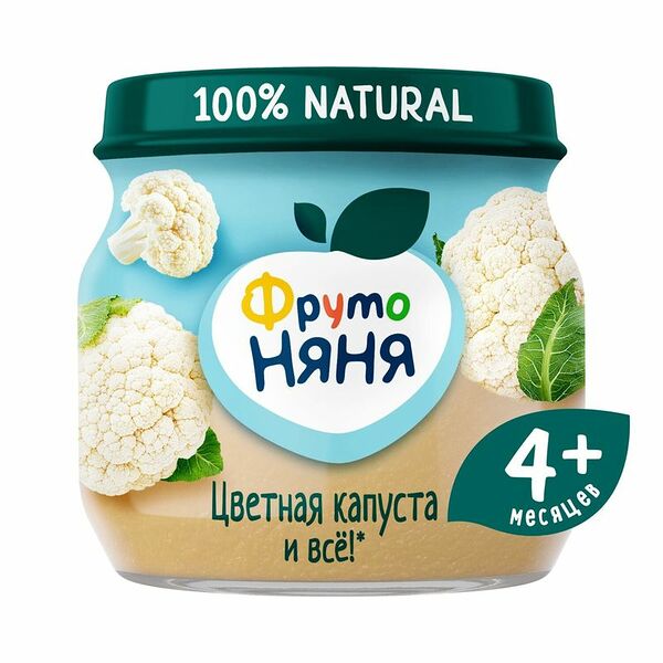 Пюре овощное ФрутоНяня Цветная капуста с 4 месяцев