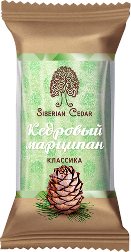 Батончик СИБИРСКИЙ КЕДР Кедровый марципан, 40г