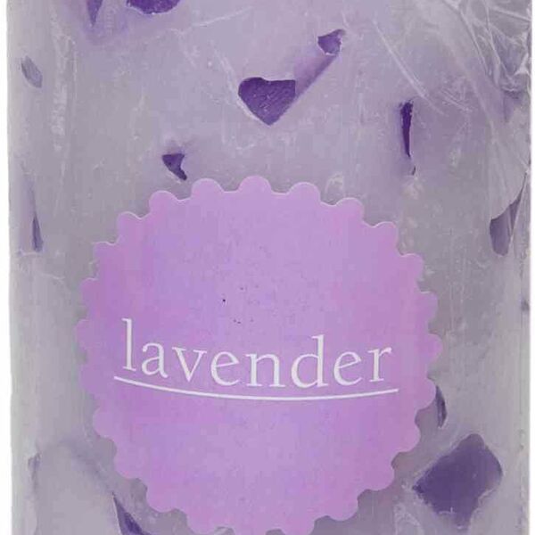 Свеча парафиновая H130 Лаванда, 70 мм