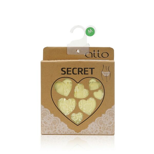 Женские трусы - бразилиана Atto Secret, Желтый, M