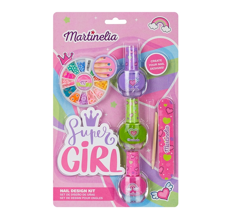 

Набор для ногтей Martinelia Super girl, средний, Китай