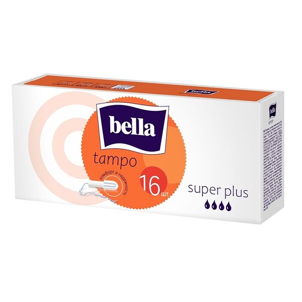 Bella Super Plus Тампоны гигиенические без аппликатора 16 шт