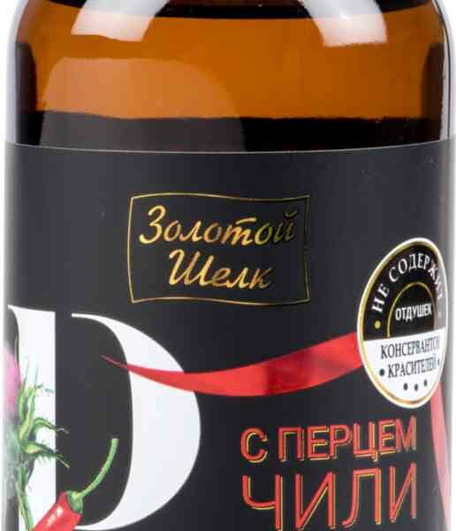Масло репейное Золотой шелк с перцем чили против выпадения волос
