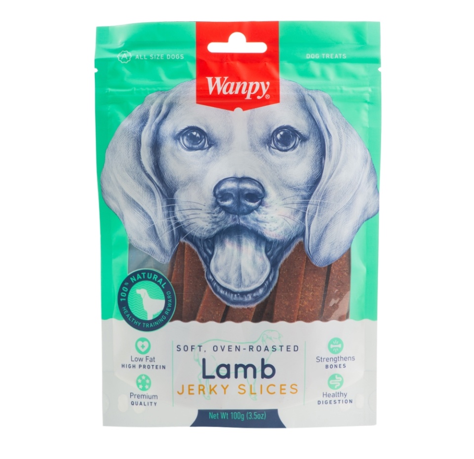 

Лакомство для собак Wanpy Dog соломка из мяса ягненка 100 г