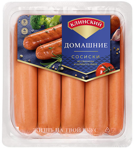 

Сосиски Клинский Домашние 470 г