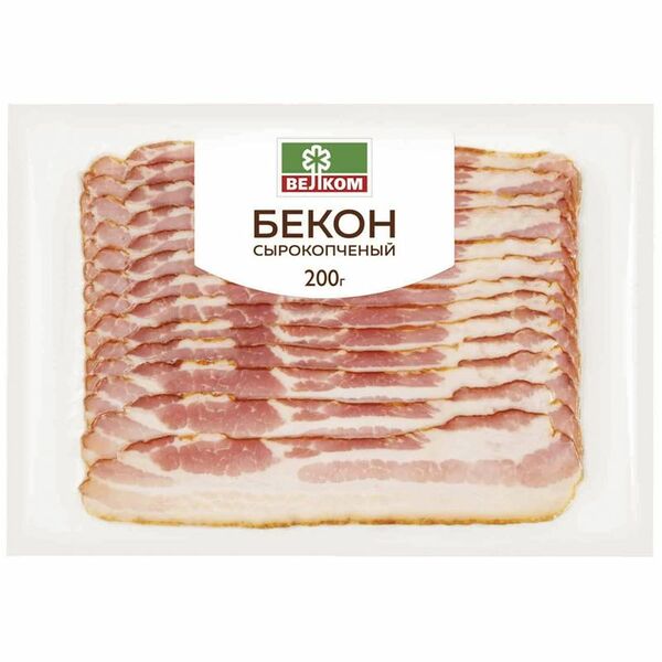 Бекон Велком сырокопченый 200 г