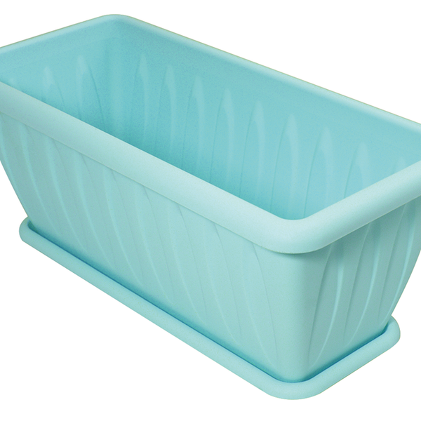 Ящик для растений с поддоном Мартика Фелиция 40см, цвета в ассортименте, Арт. С185Т/С185К/С185М