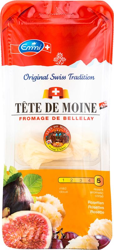 

Сыр полутвердый Emmi Fromage de Bellelay Tete de Moine 51% 100 г