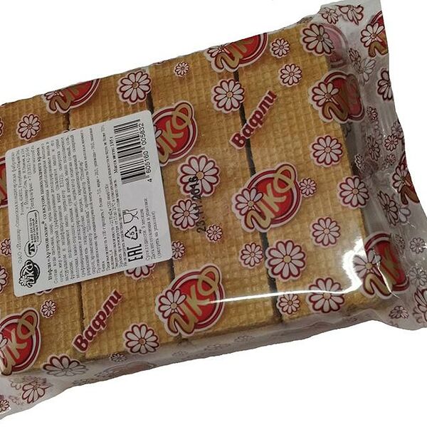 Вафли Йошкар-Олинская КФ Артековские со вкусом шоколадного крема