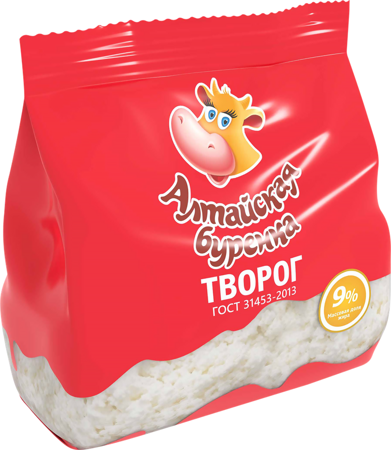 

Творог Алтайская Буренка 9% 250 г
