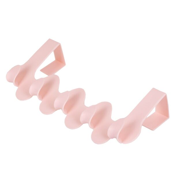 Вешалка Berossi Nomi навесная на дверь, 29.2х13.2х8.1 см, пластик, кремовый