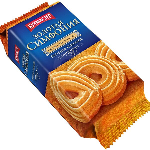 Печенье сдобное Золотая Симфония Кухмастер 150 г
