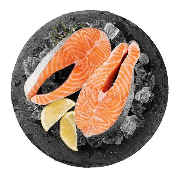 Семга охлажденная стейк от 300 