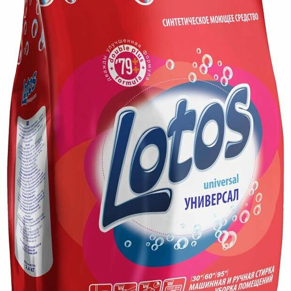 Стиральный порошок Lotos Универсальный для всех видов тканей