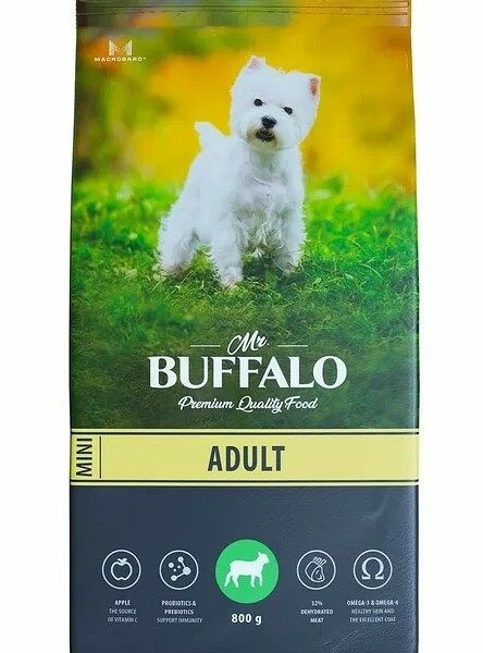 Mr.Buffalo Adult mini сухой корм для взрослых собак миниатюрных пород Ягненок