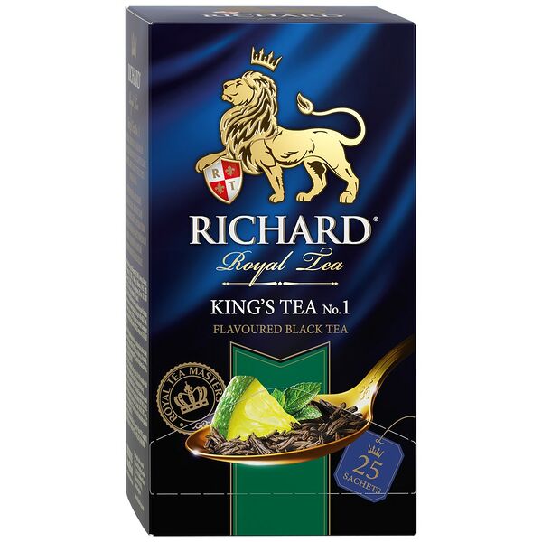 Чай ричард 25 пак*2 г королевский выбор черный