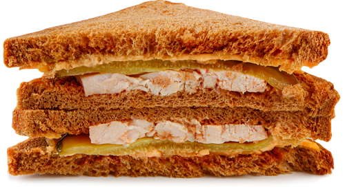 

Сэндвич Киты еды с куриной грудкой на ржаном хлебе 120 г