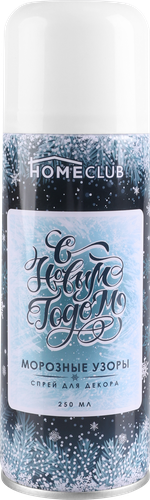 

Спрей для декора Homeclub Морозные узоры 250 мл