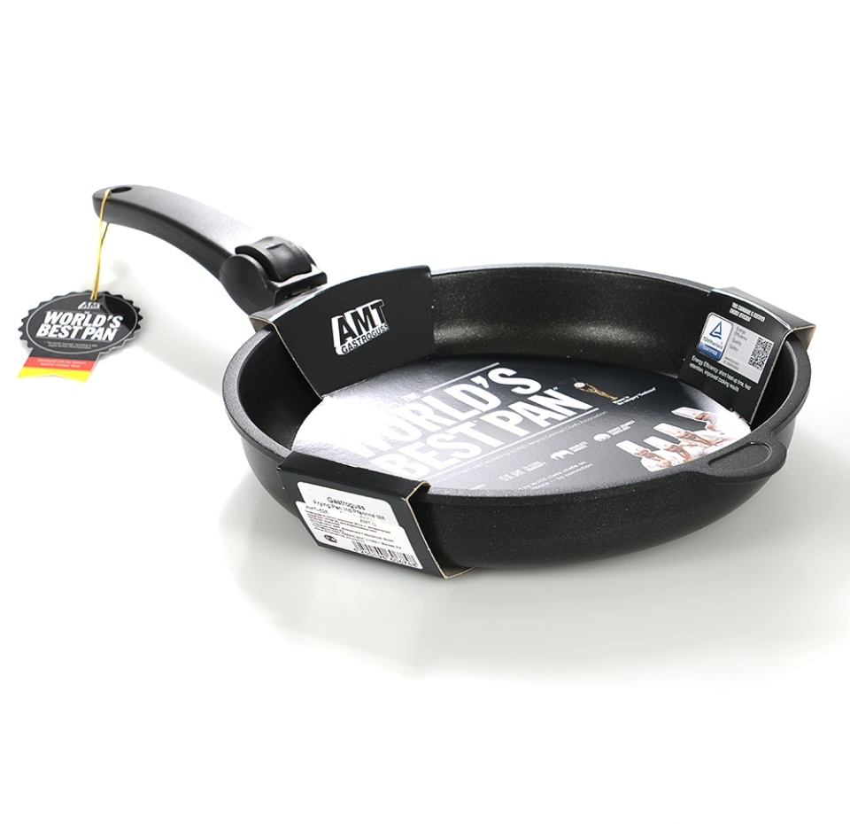 

Сковорода АМТ Titan d-26см h-5см, съемная ручка, индукция AMT Германия