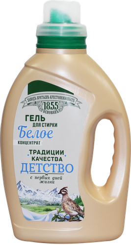 

Гель для стирки детских вещей для белого Заводъ Братьевъ Крестовниковыхъ, 1200 мл