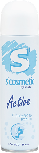 

Дезодорант-спрей женский S'cosmetic Свежесть волны 145 мл