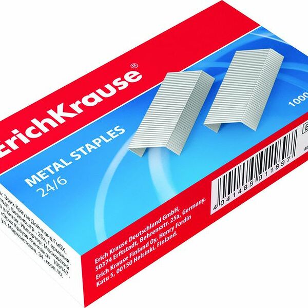 Скобы Erich Krause для степлера 