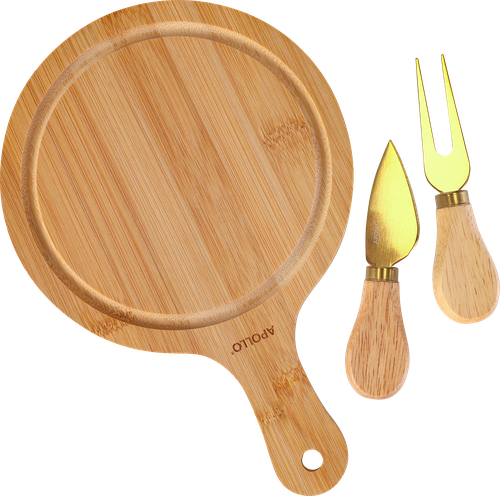 

Набор для сыра APOLLO Misterio 3 предмета: доска сервировочная, вилка для сыра, нож для сыра, Арт. MIS-11