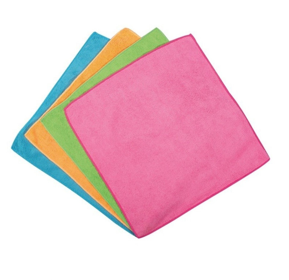 

Салфетка для уборки Vileda Colors из микрофибры 30*30 см, 4 шт